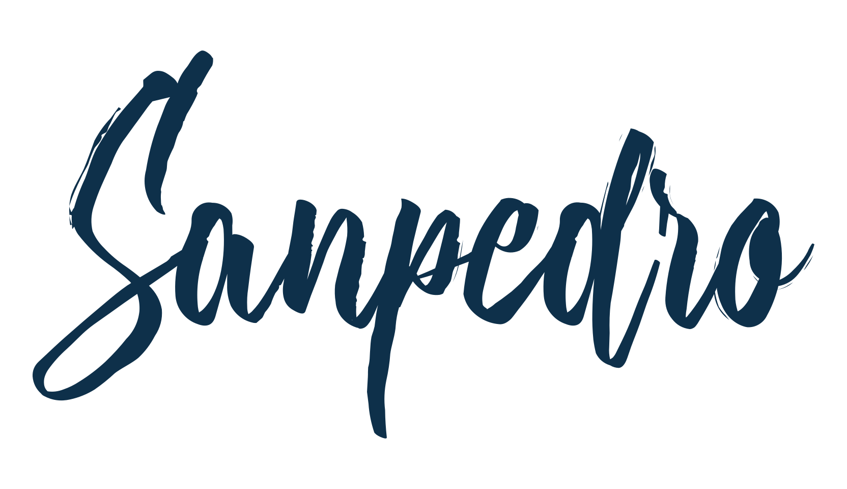 Sanpedro, script brush fancy decorative calligraphy font preview