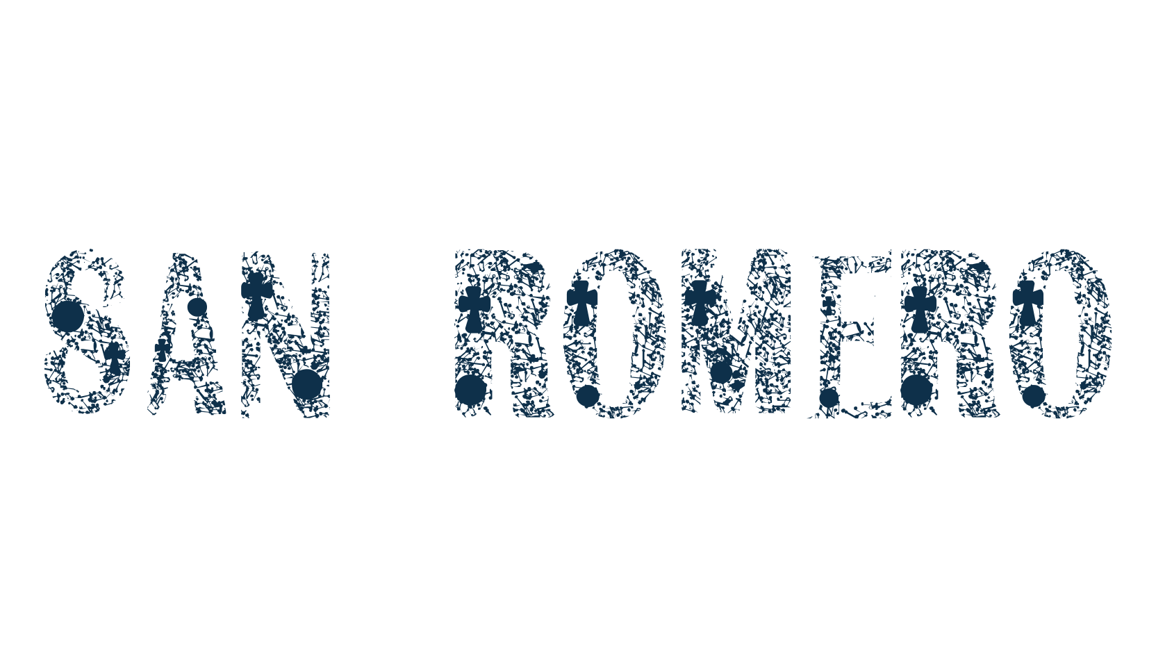 San Romero, fancy decorative font preview