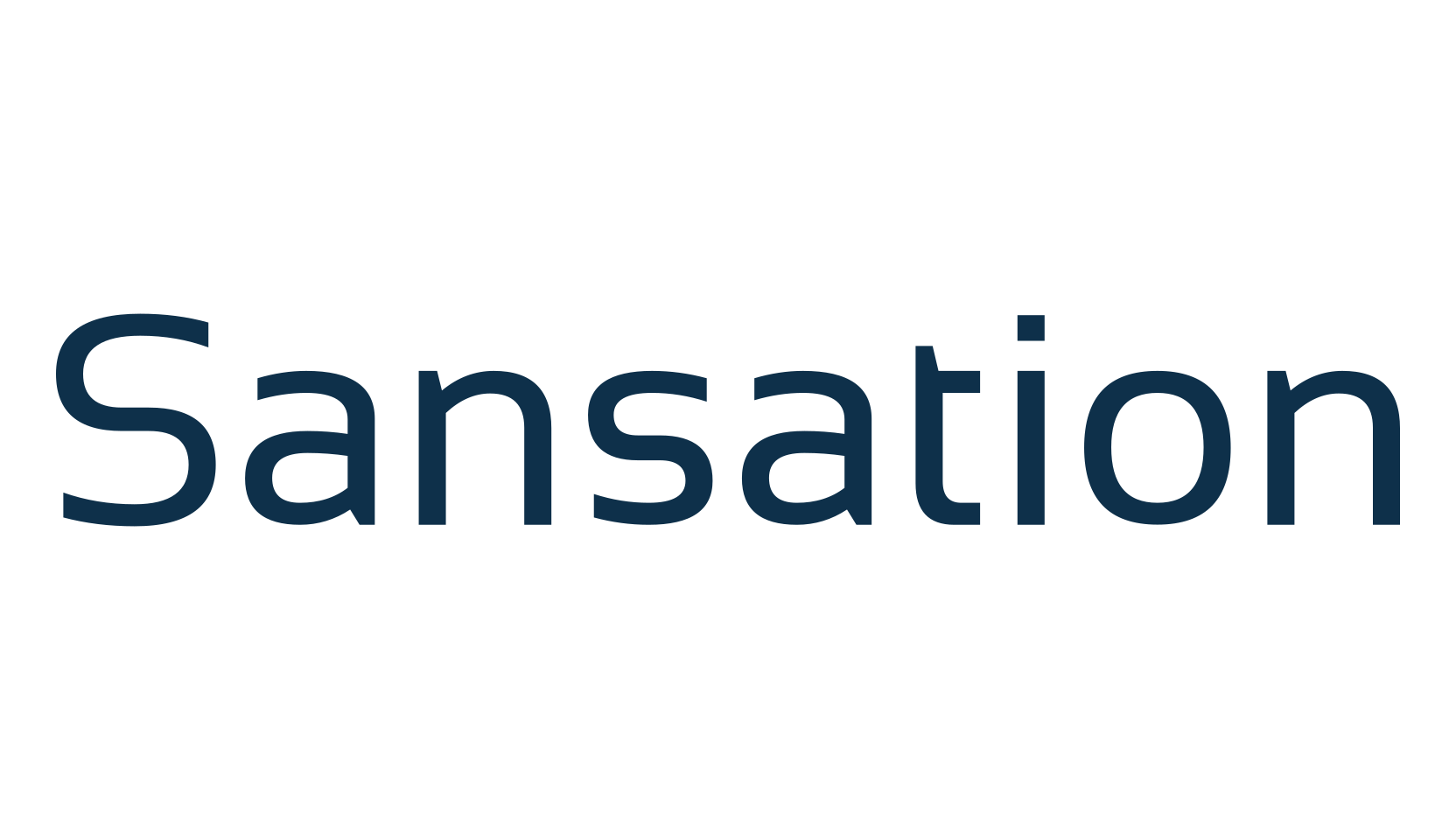 Sansation, sans serif font preview