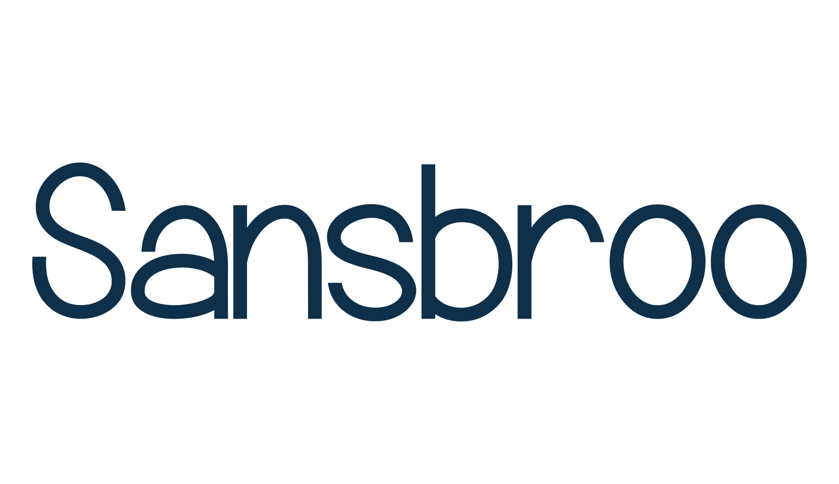 Sansbroo, various font preview