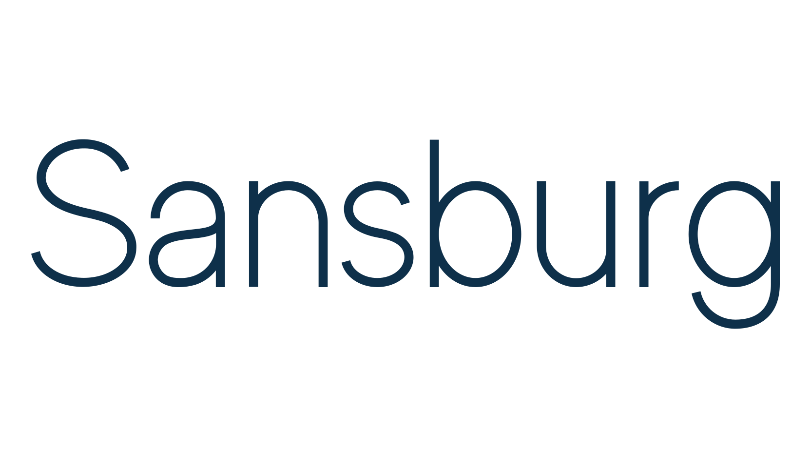 Sansburg, basic sans serif font preview