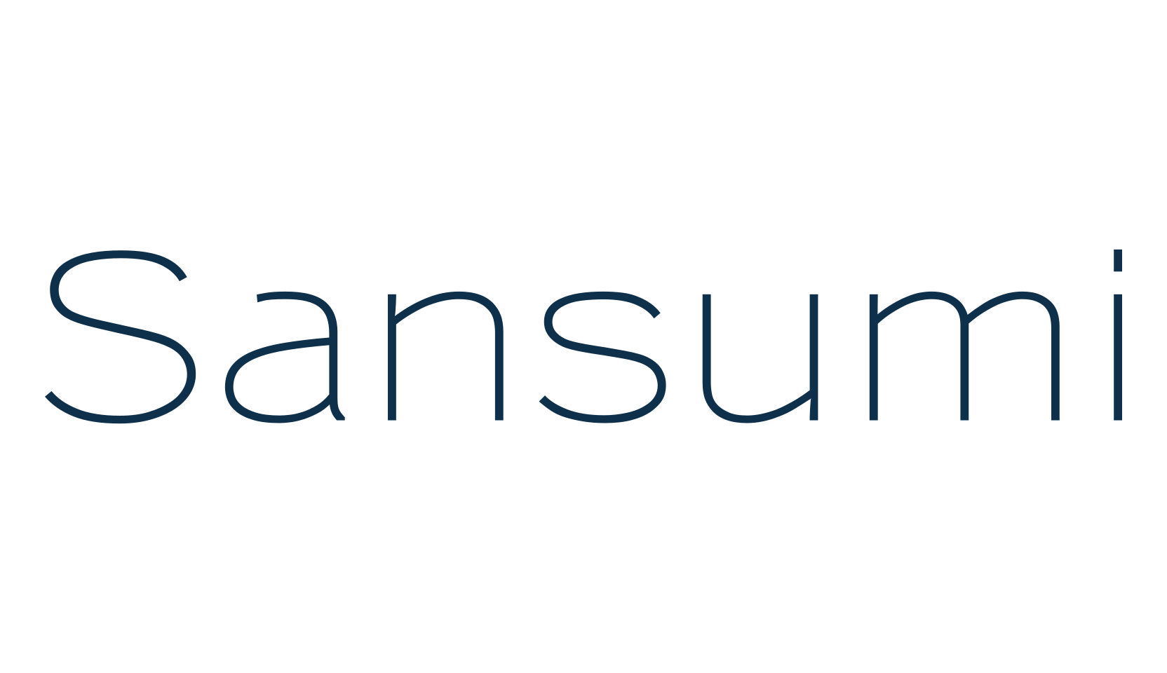 Sansumi, sans serif font preview
