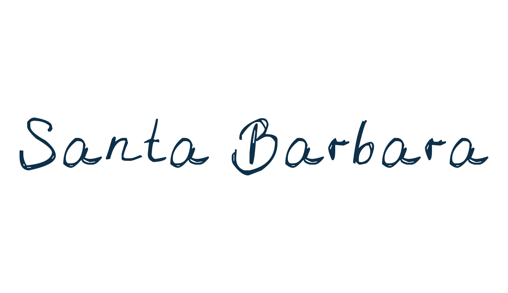 Santa Barbara, various font preview