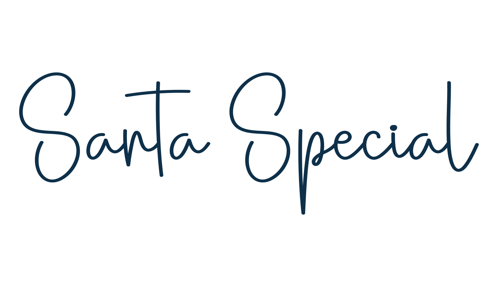 Santa Special, script handwritten fancy decorative calligraphy font preview