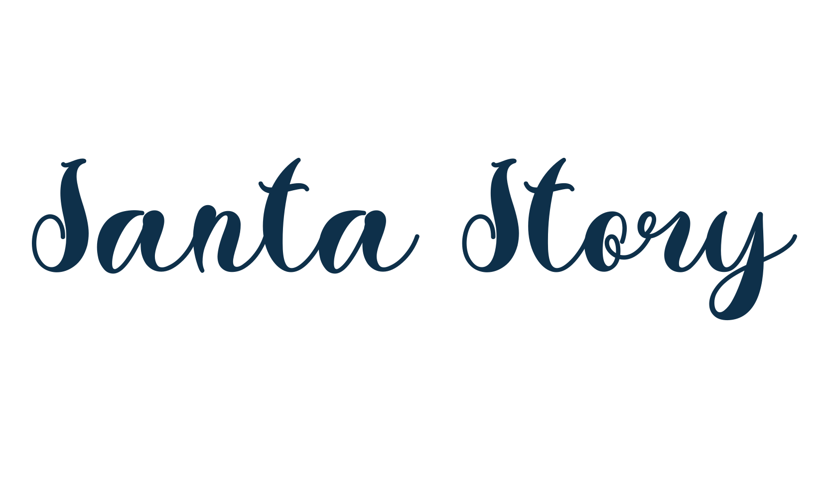 Santa Story, fancy decorative font preview