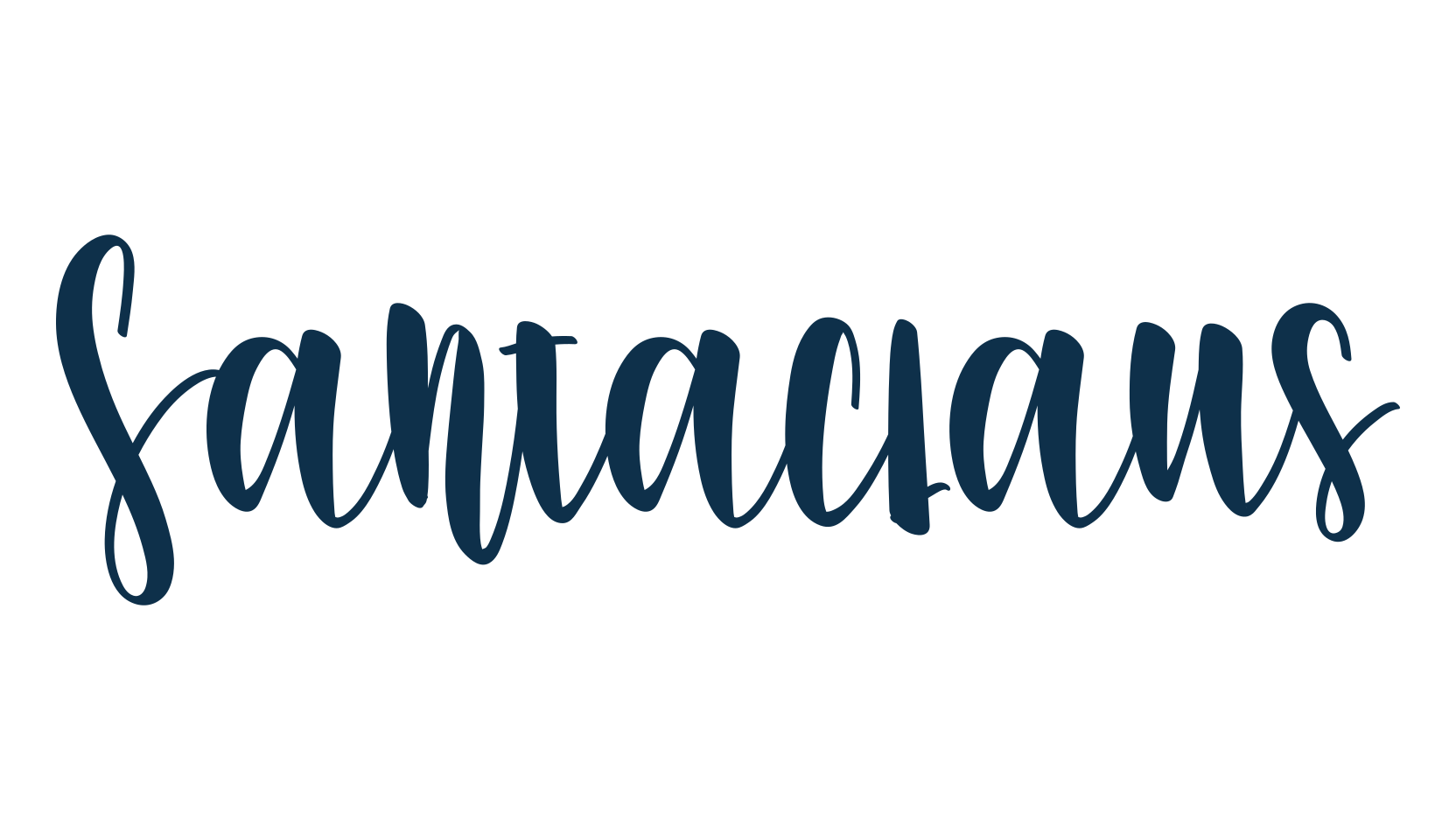 Santaclaus (santaclaus), fancy decorative font preview