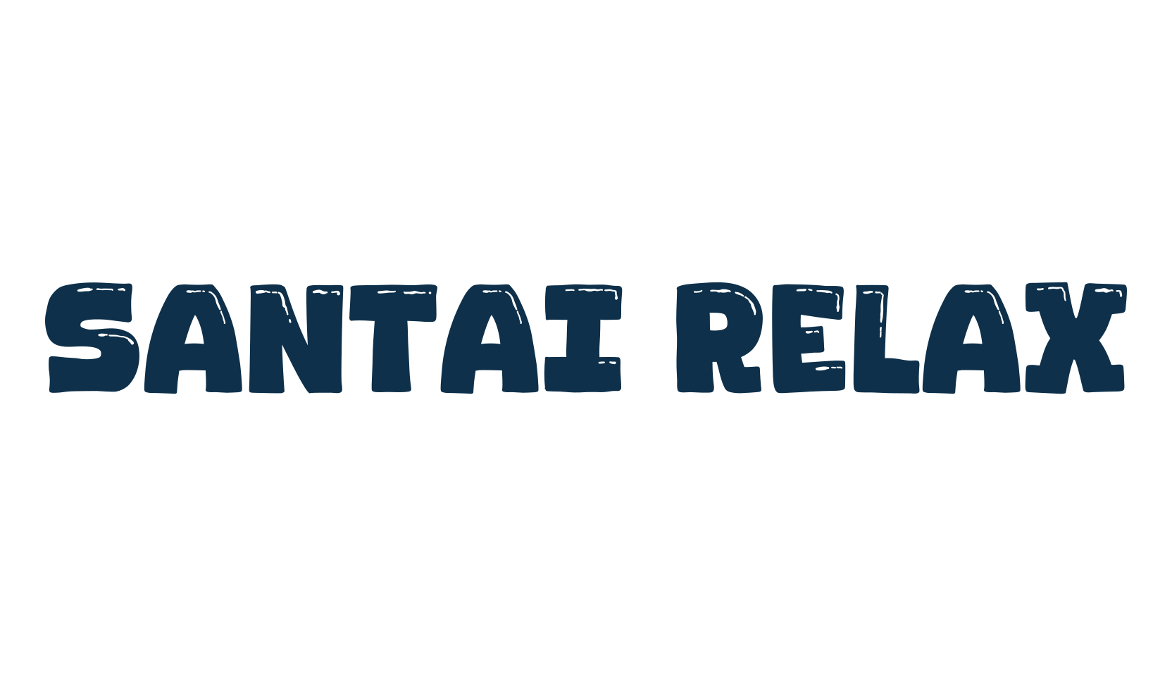 Santai Relax, fancy cartoon decorative font preview