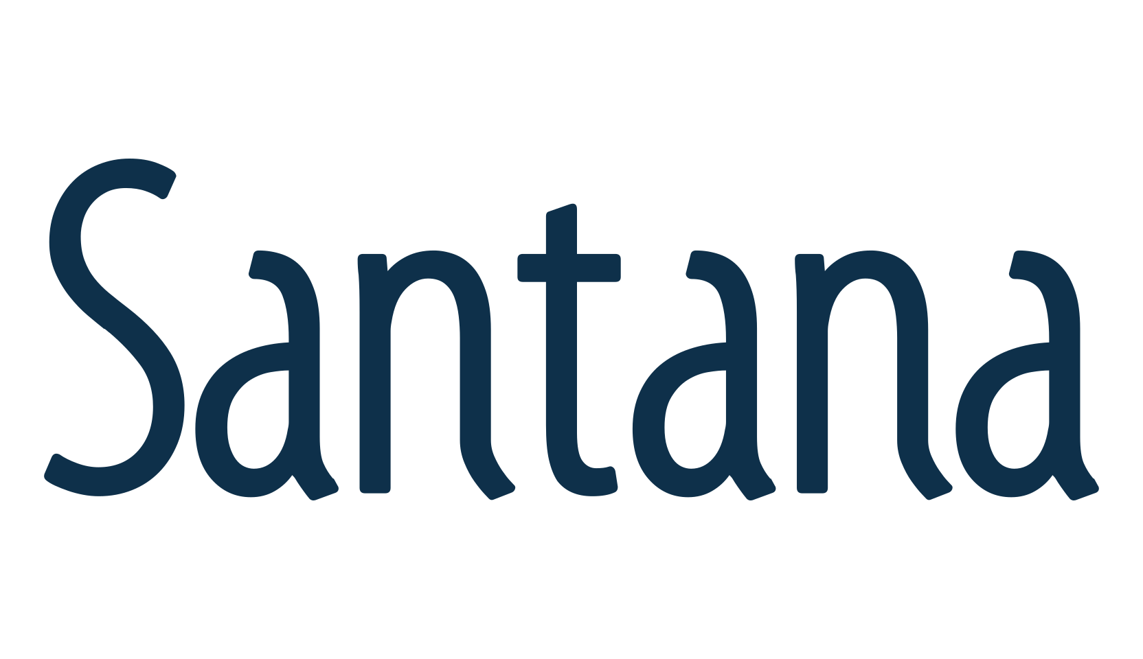 Santana, sans serif font preview