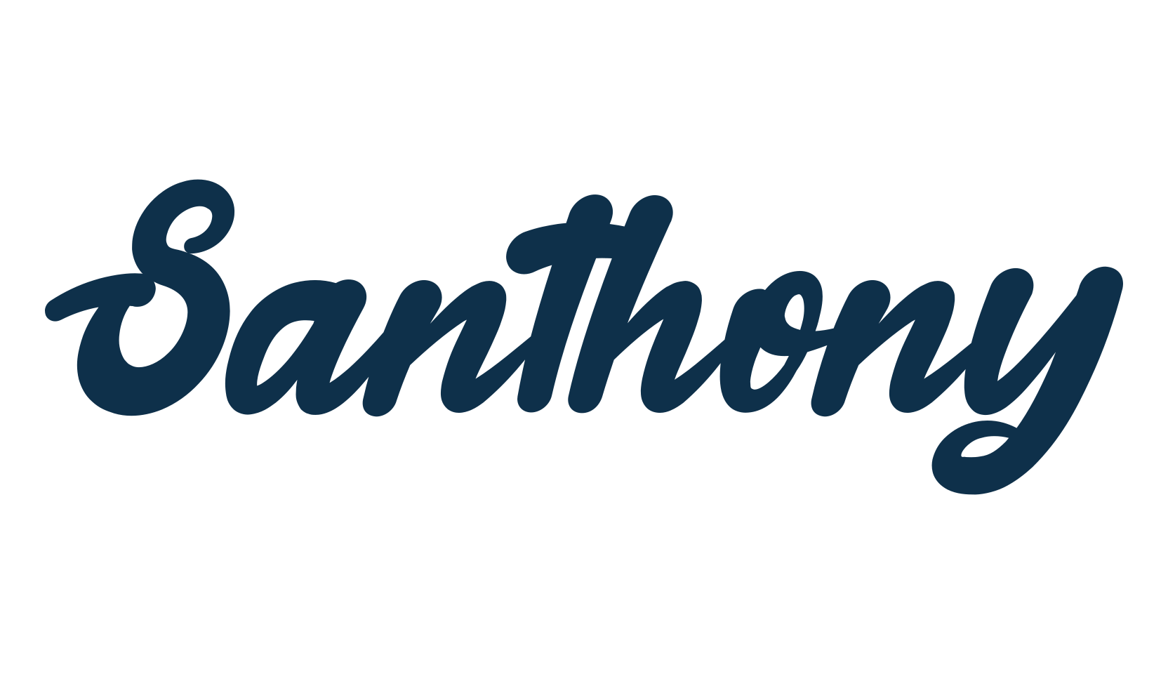 Santhony, display market font preview