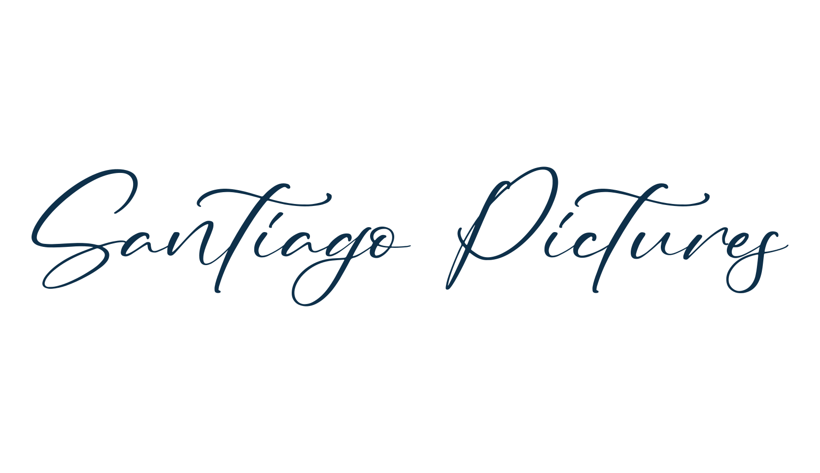 Santiago Pictures, script handwritten fancy decorative calligraphy font preview