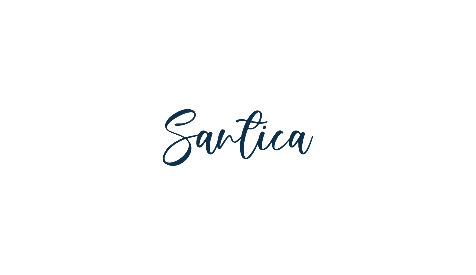 Santica, script handwritten fancy decorative calligraphy font preview