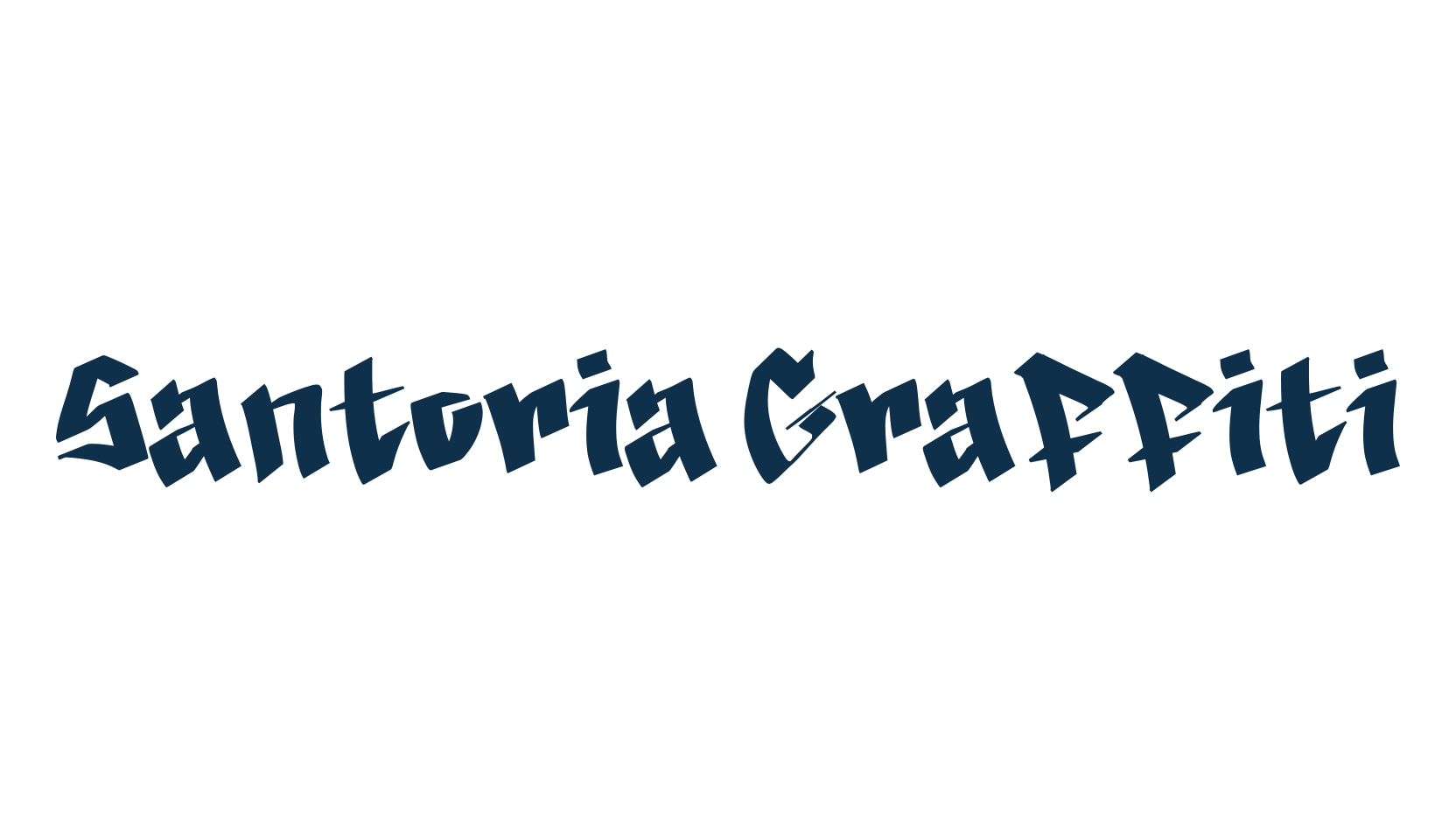 Santoria Graffiti, graffiti font preview