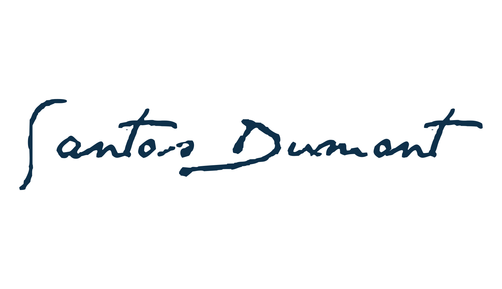 Santos Dumont, calligraphy font preview