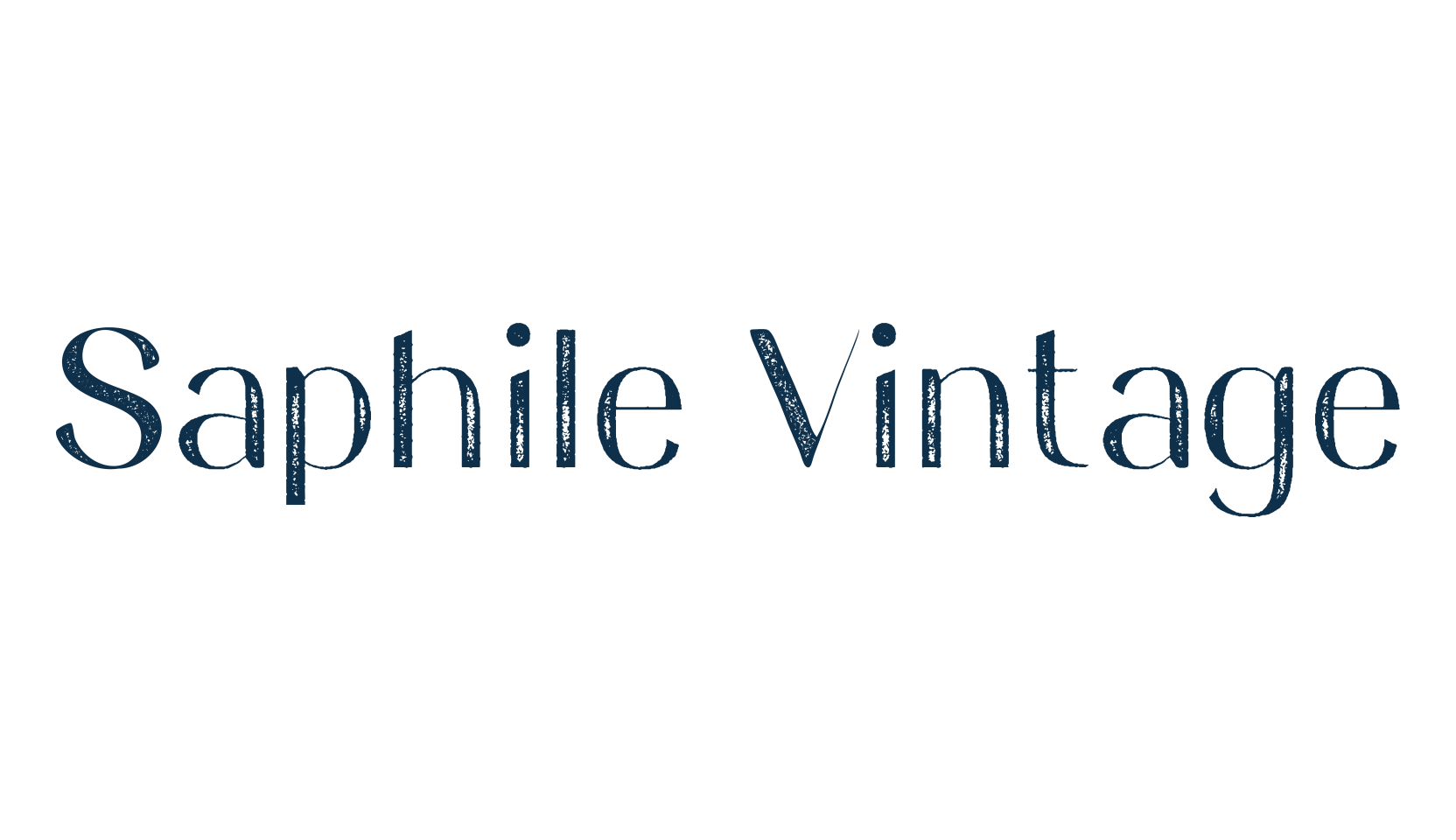 Saphile Vintage, eroded font preview