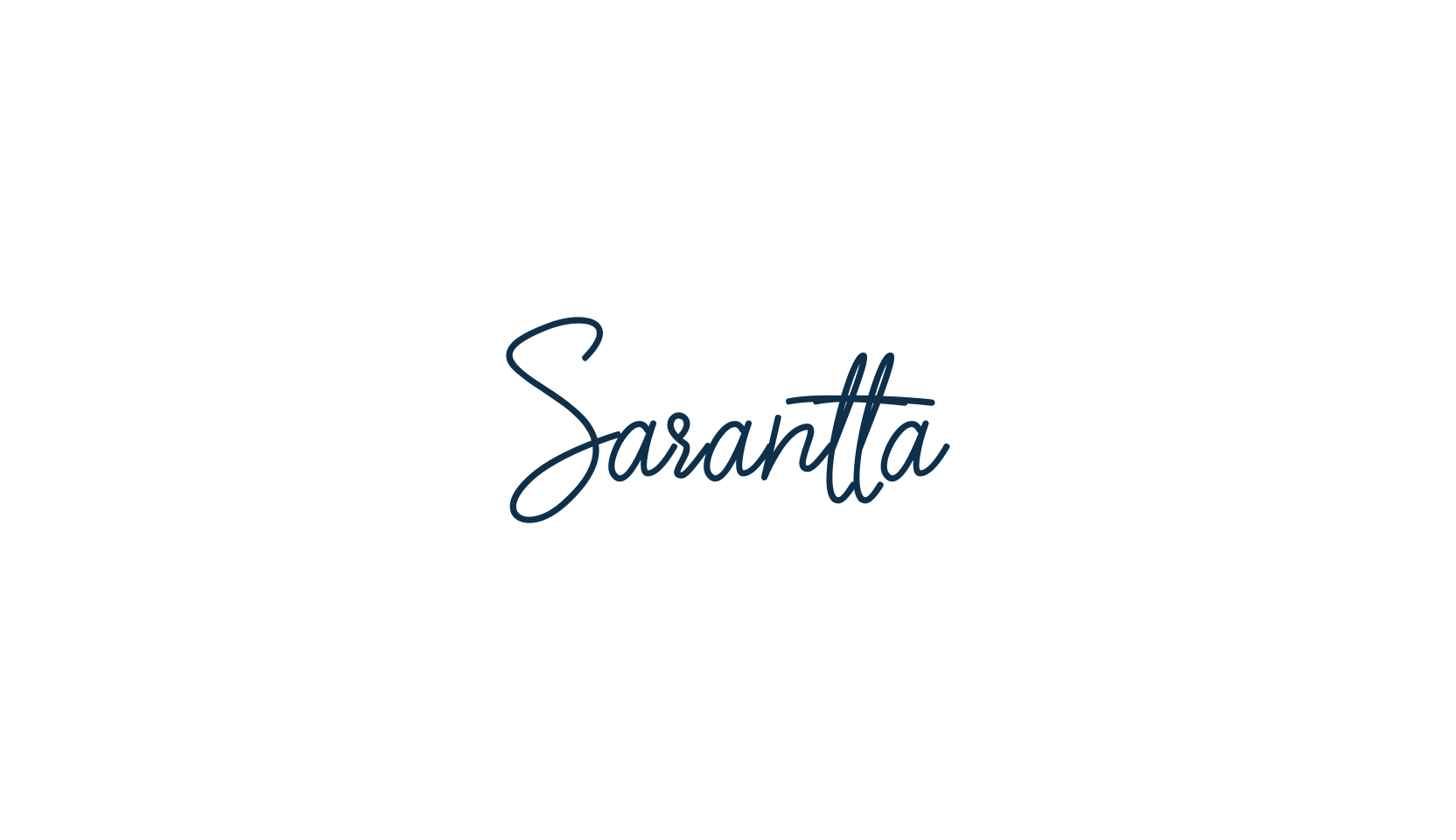 Sarantta, handwriting font preview