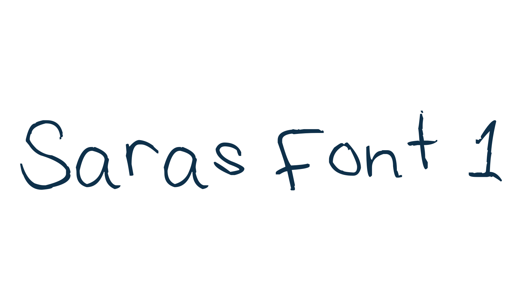 Saras Font 1, script handwritten fancy decorative calligraphy font preview
