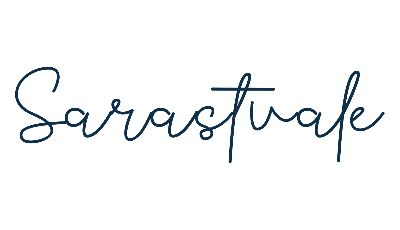 Sarastvale, script handwritten fancy decorative calligraphy font preview