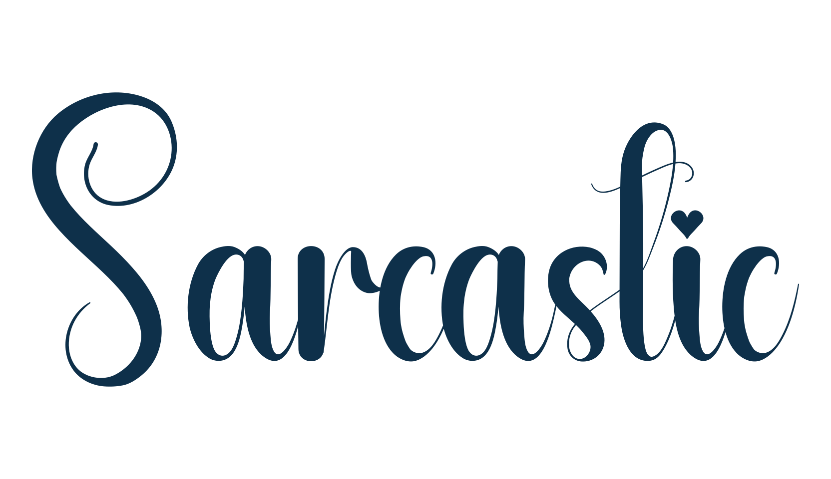 Sarcastic, fancy various decorative script calligraphy font preview