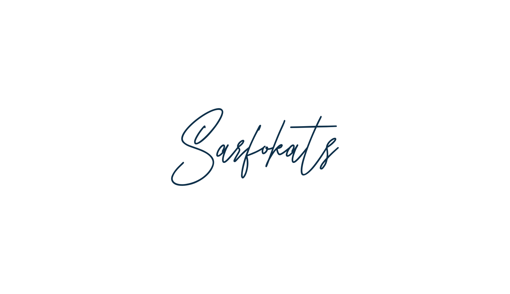 Sarfokats, script handwritten fancy decorative calligraphy font preview
