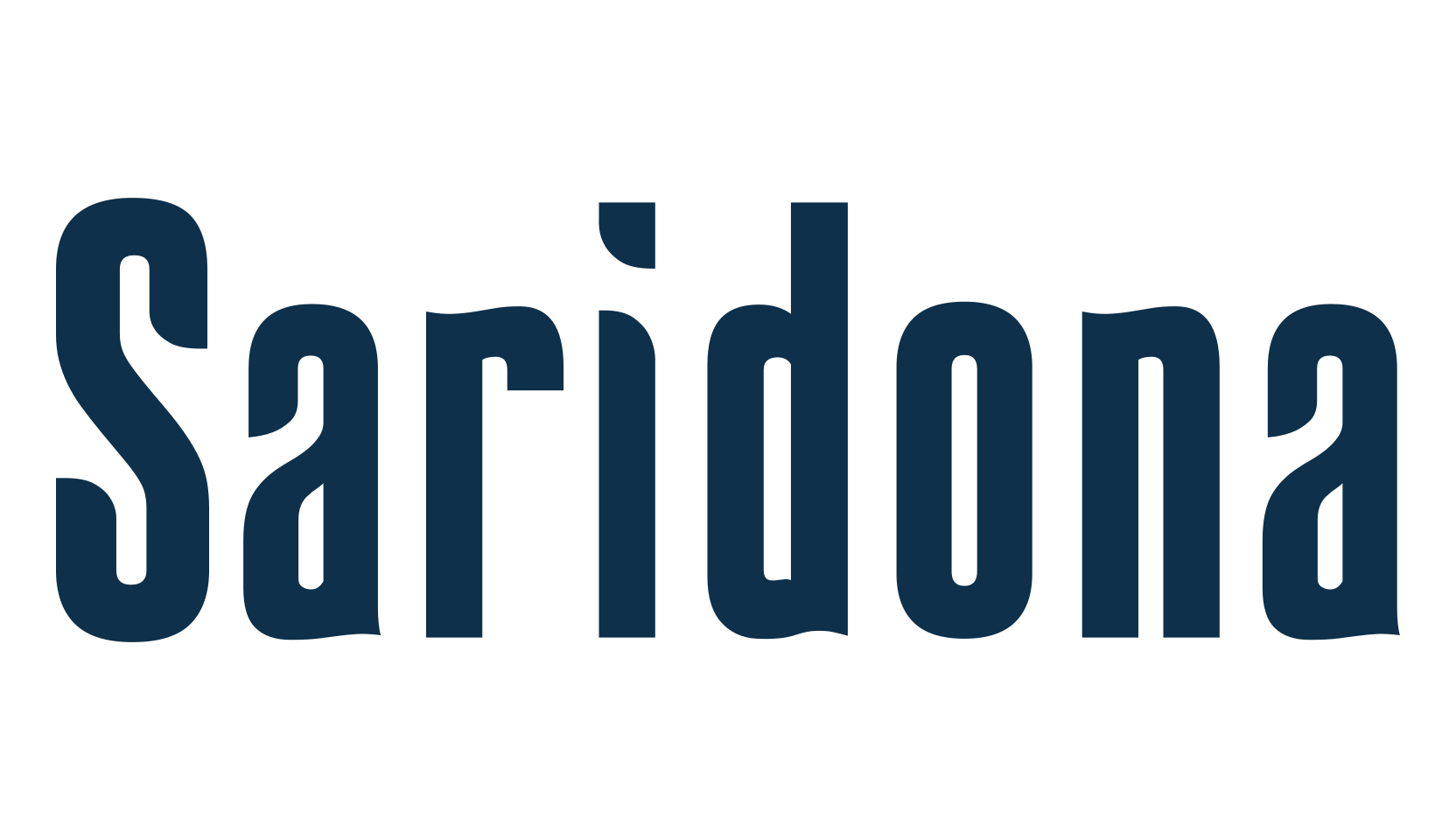 Saridona, basic sans serif font preview