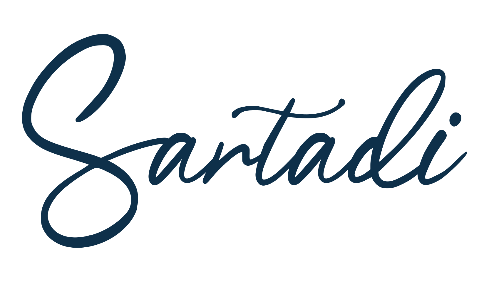 Sartadi, handwriting font preview