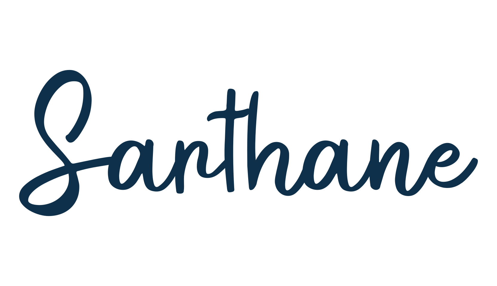 Sarthane, handwriting font preview