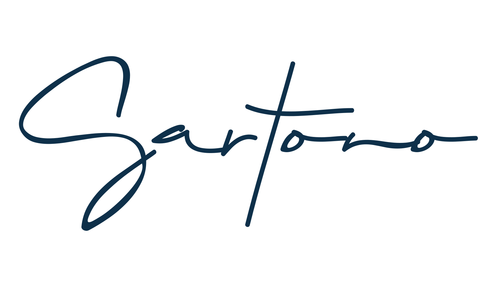 Sartono, handwriting font preview