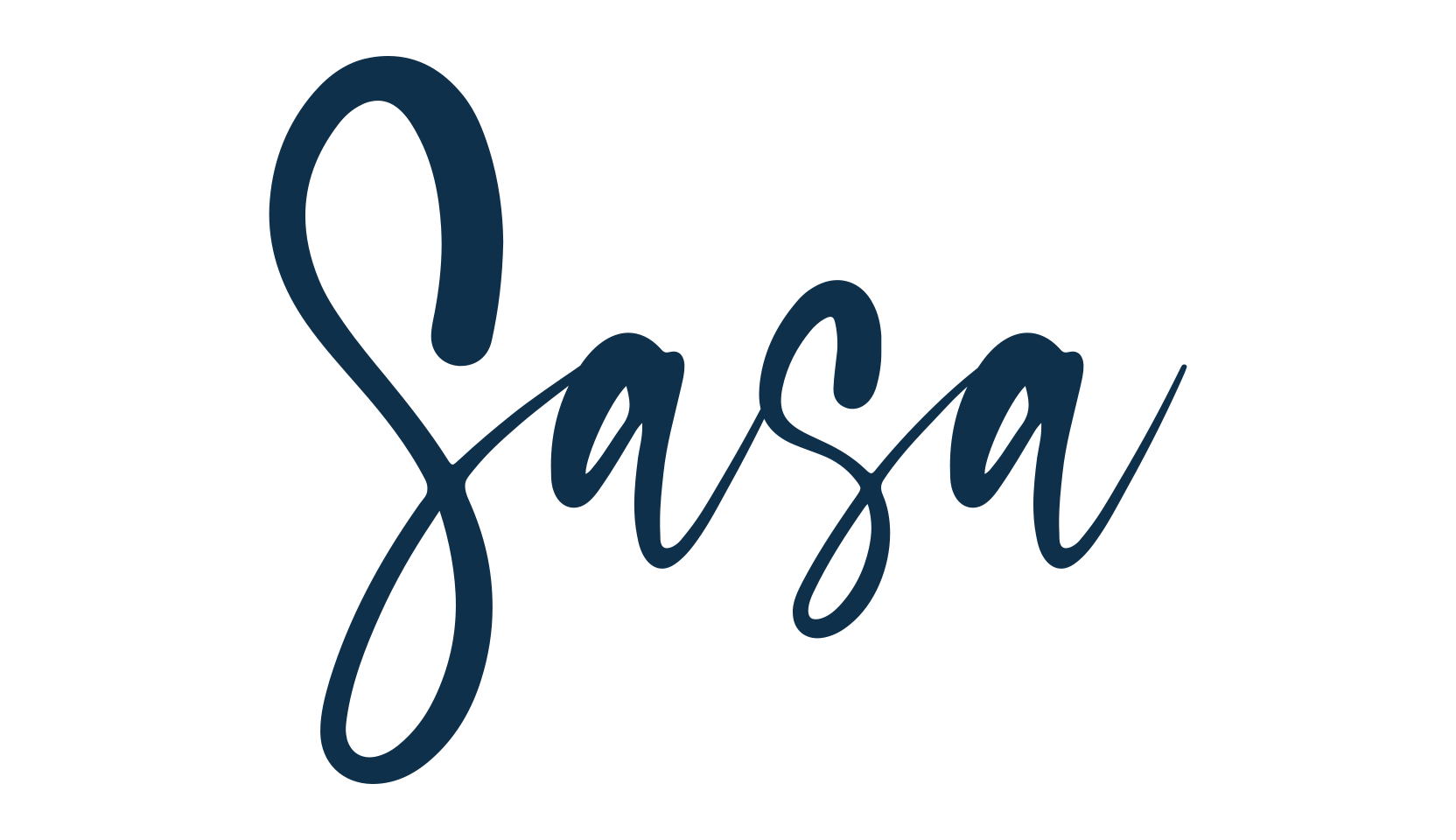 Sasa, script handwritten fancy decorative calligraphy font preview