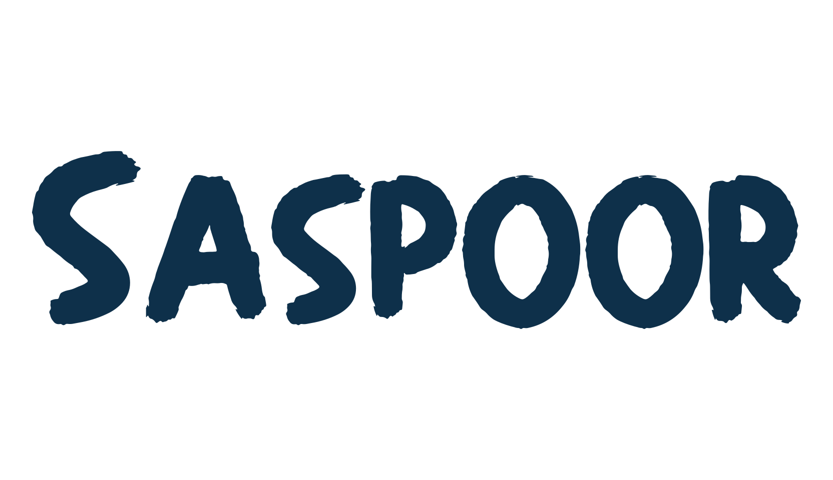 Saspoor, script brush fancy decorative calligraphy font preview