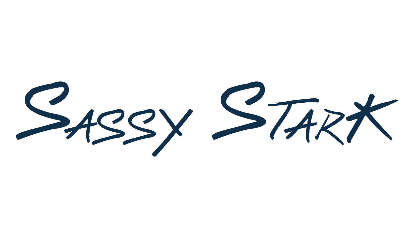 Sassy Stark, script handwritten fancy decorative calligraphy font preview