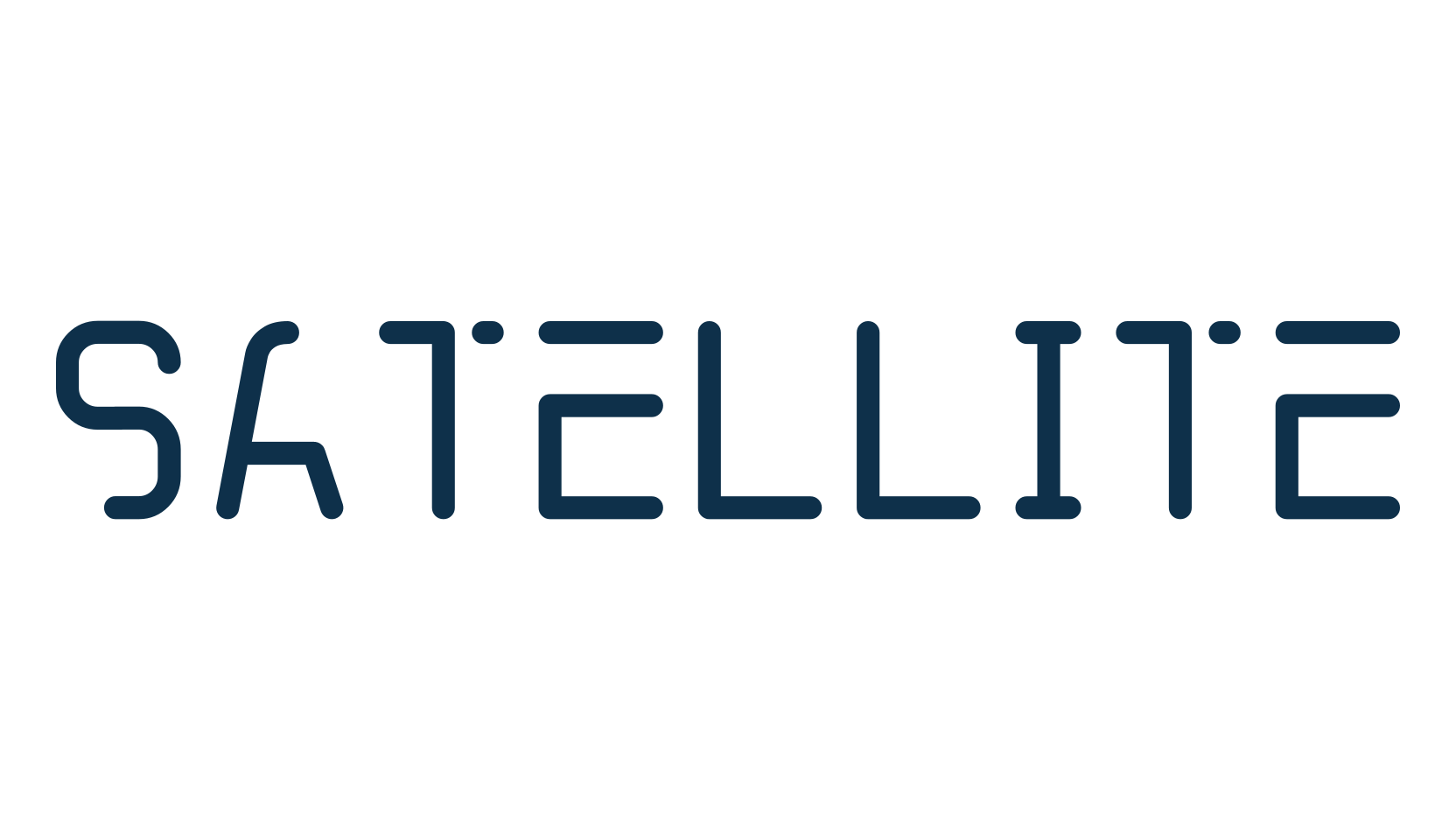 Satellite, techno sci-fi font preview