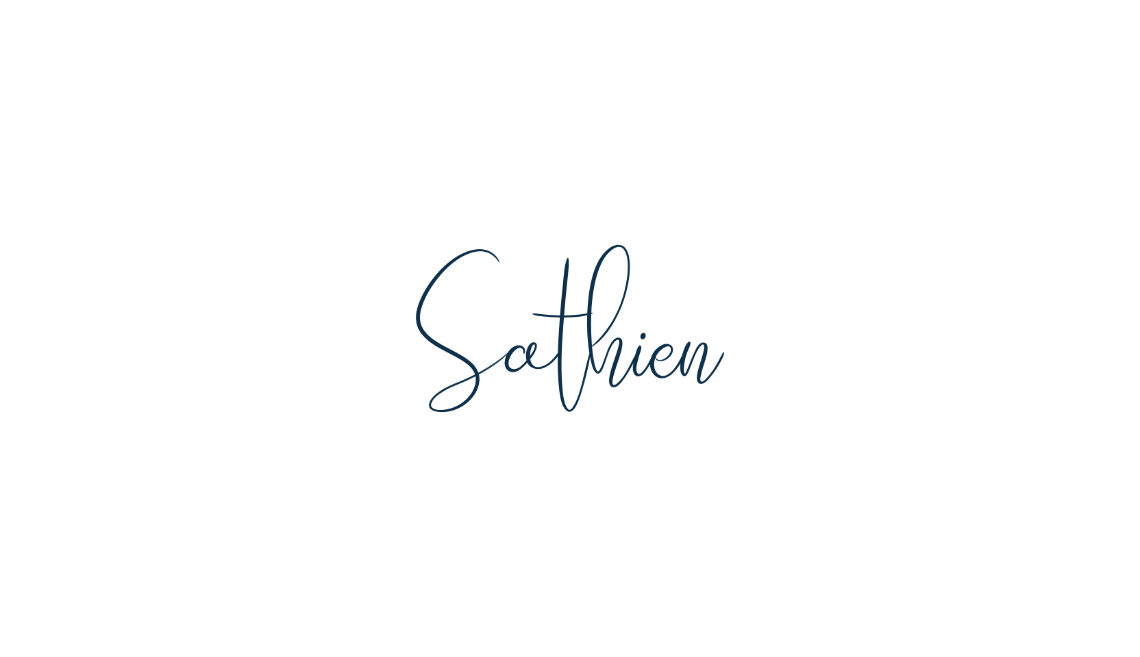 Sathien, handwriting font preview