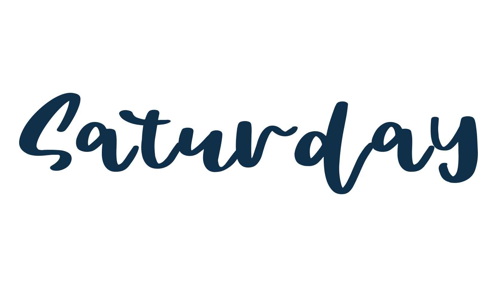 Saturday (saturday-2), script handwritten fancy decorative calligraphy font preview