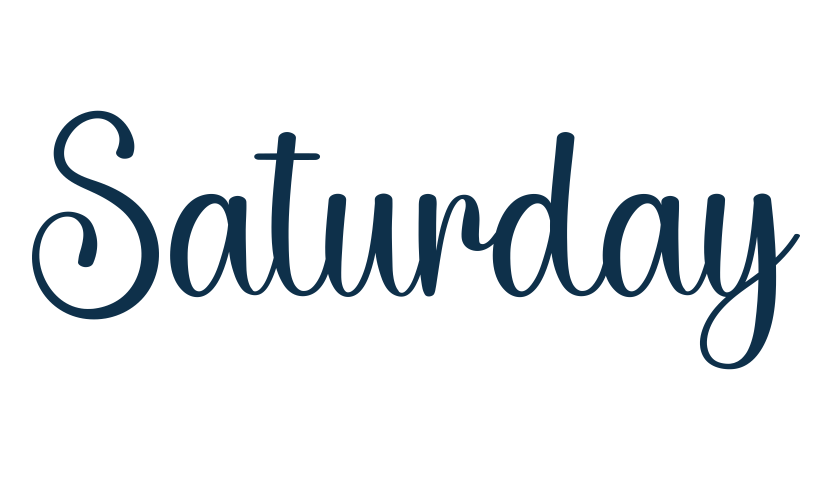 Saturday (saturday-6), script calligraphy fancy decorative font preview
