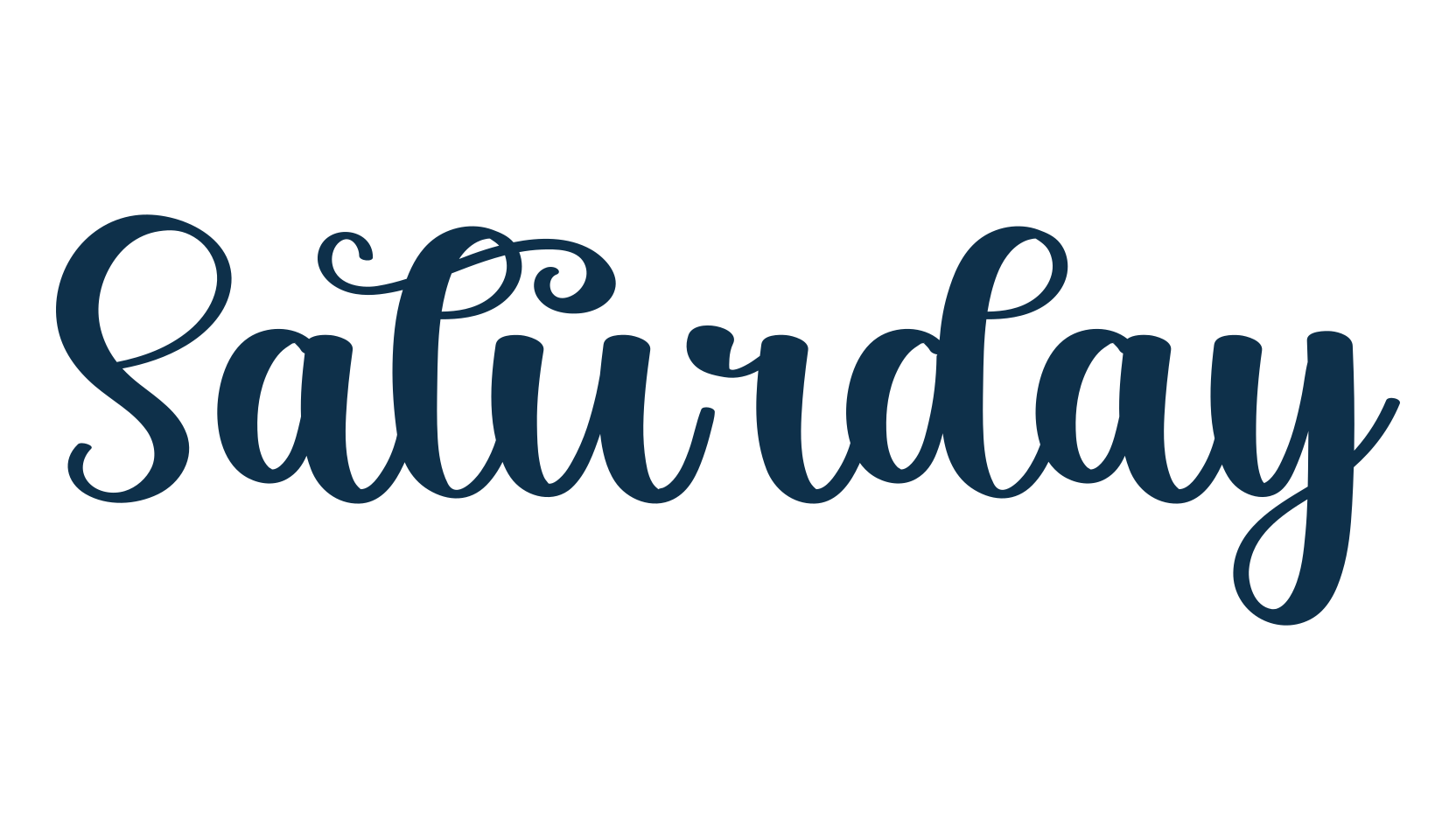 Saturday (saturday-8), display market font preview