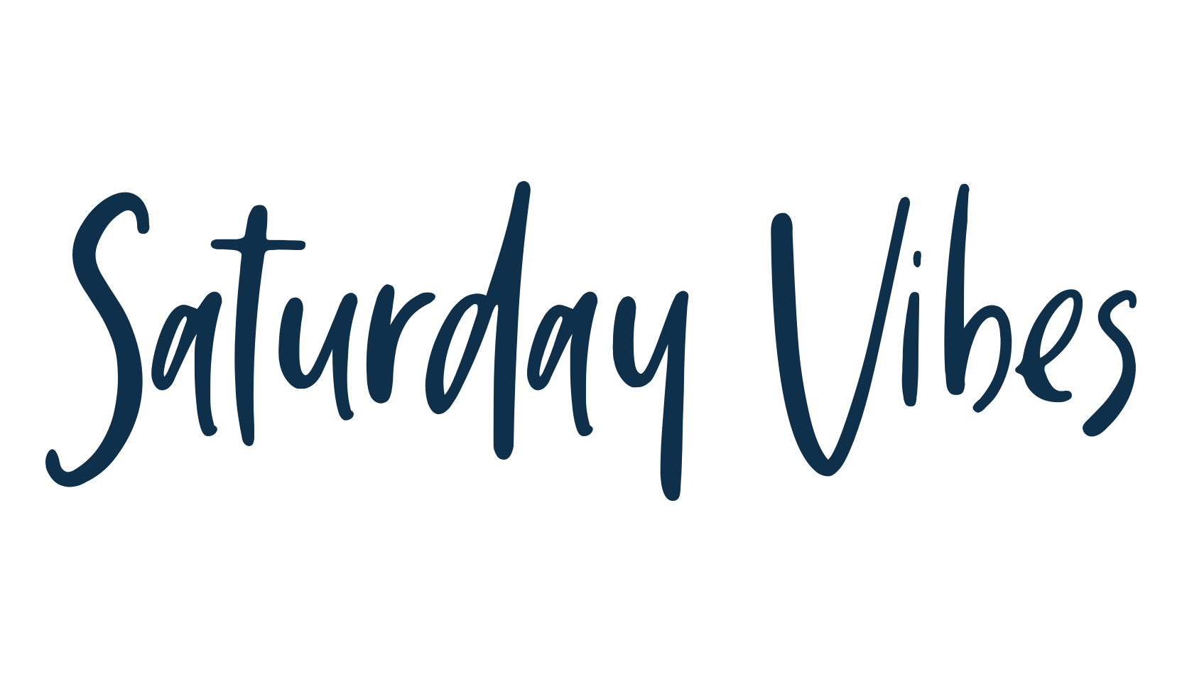 Saturday Vibes, script handwritten fancy decorative calligraphy font preview