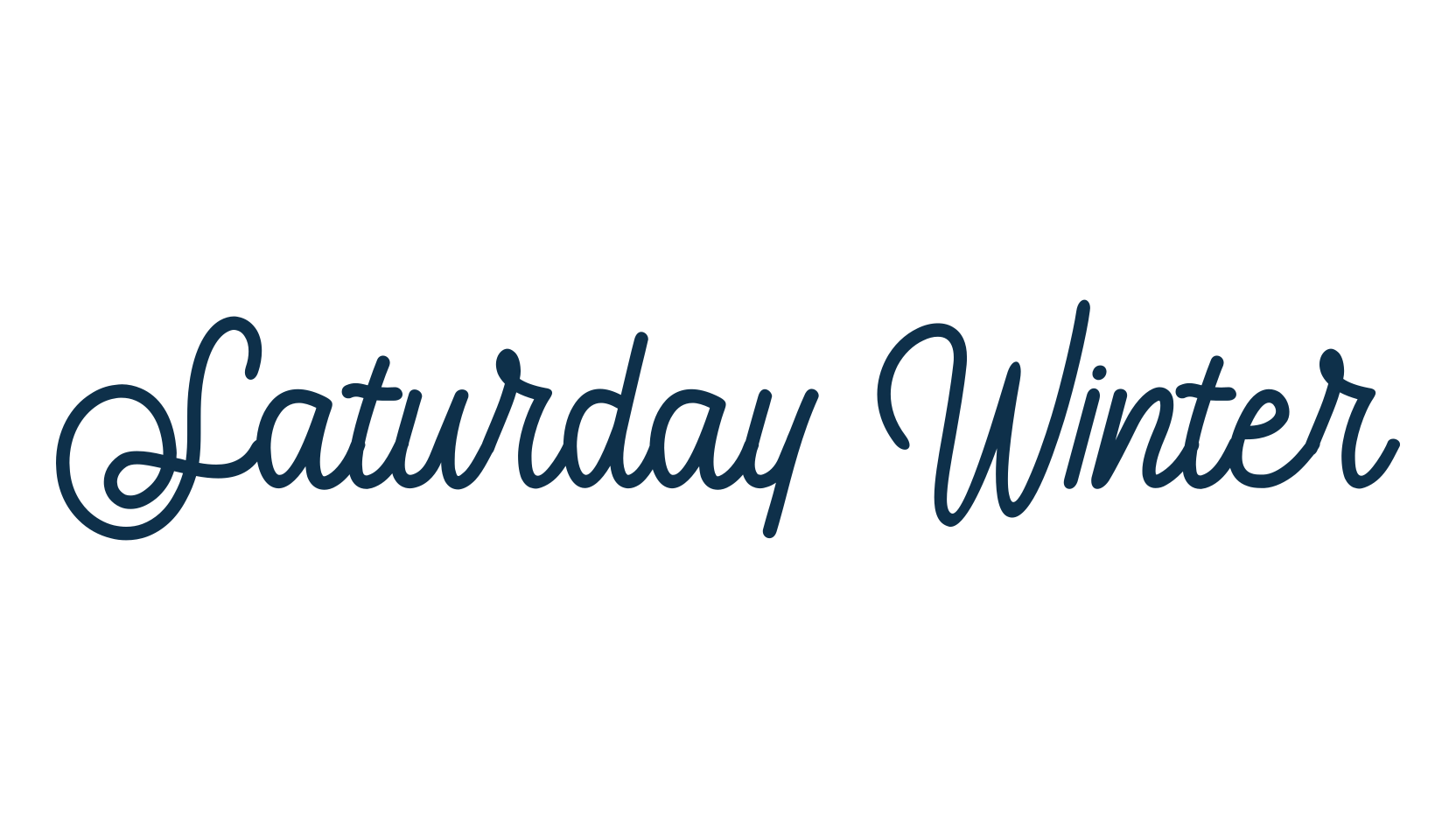 Saturday Winter, display market font preview