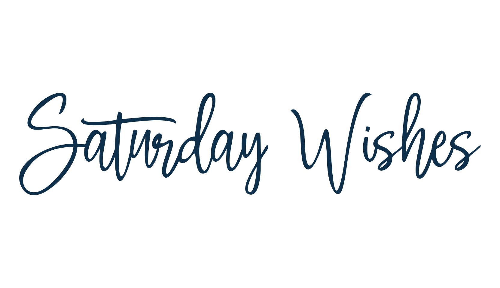 Saturday Wishes, script handwritten fancy decorative calligraphy font preview