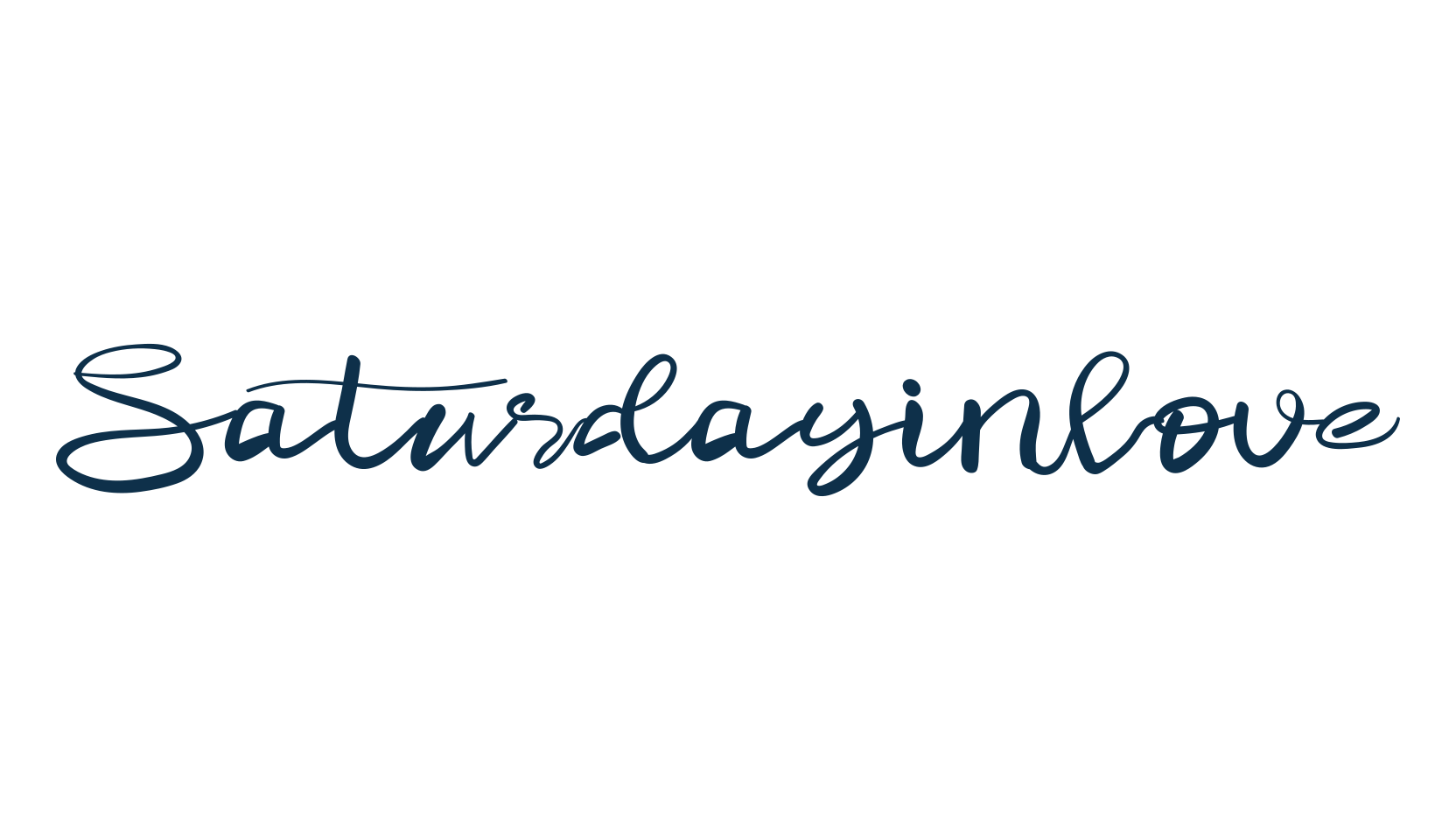 Saturdayinlove, script handwritten fancy decorative calligraphy font preview