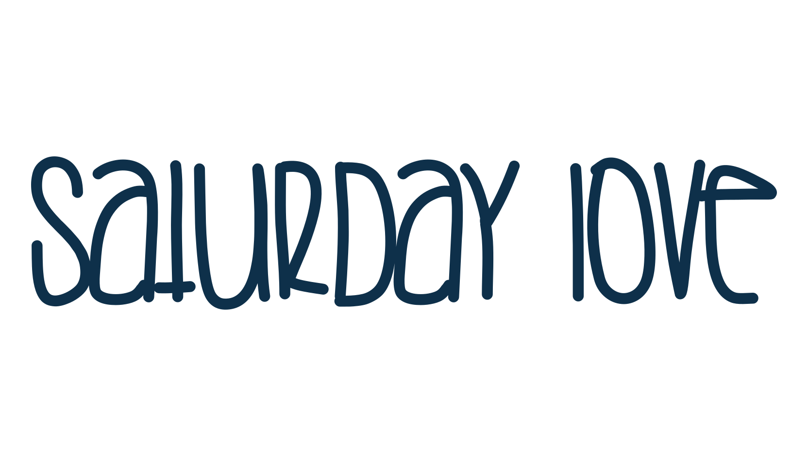 Saturday Love, script handwritten fancy decorative calligraphy font preview