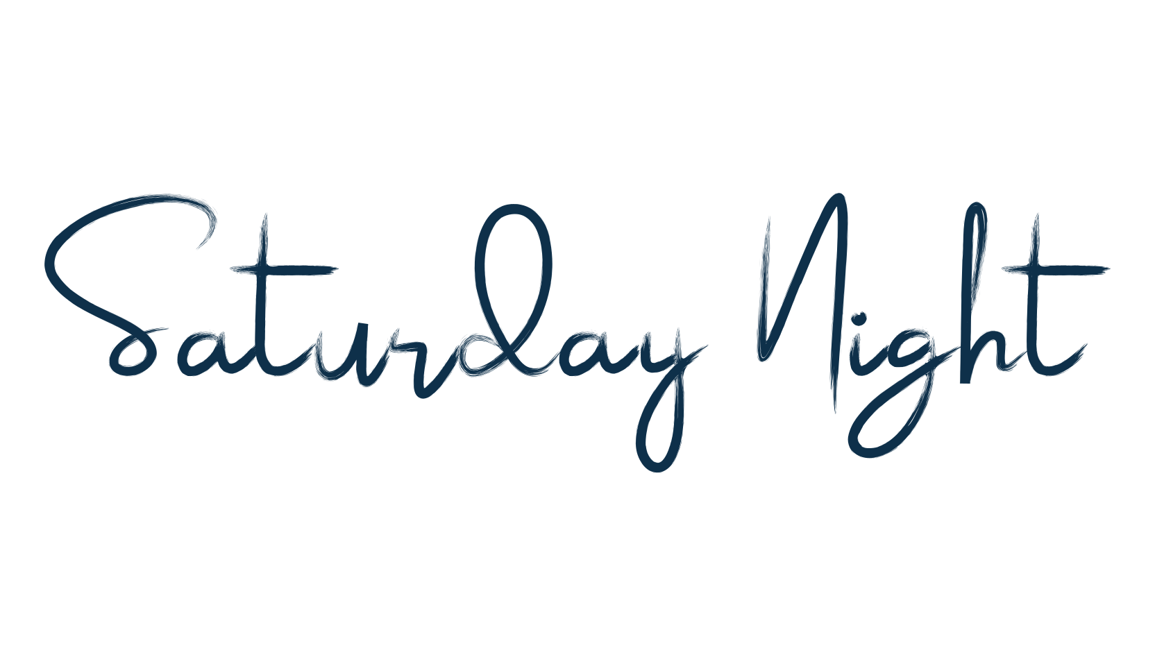 Saturday Night (saturdaynight), script brush fancy decorative calligraphy font preview
