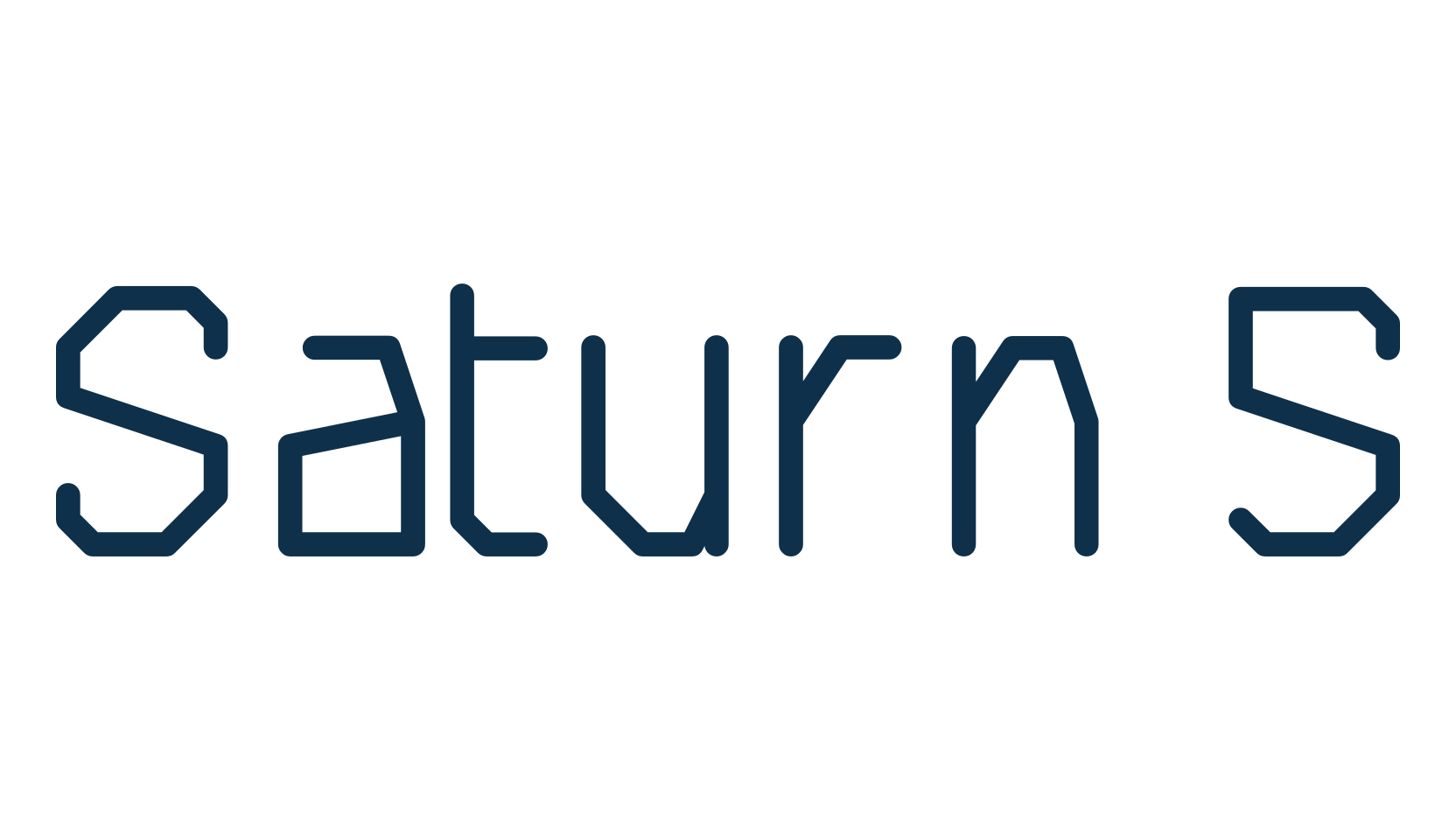 Saturn 5, fancy various techno sci-fi font preview