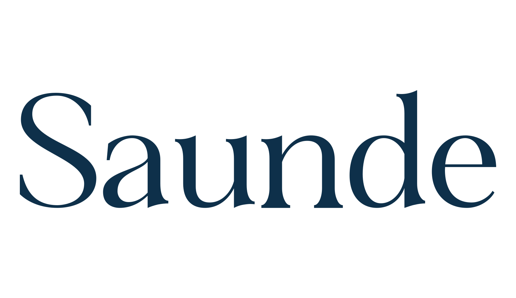 Saunde, serif font preview