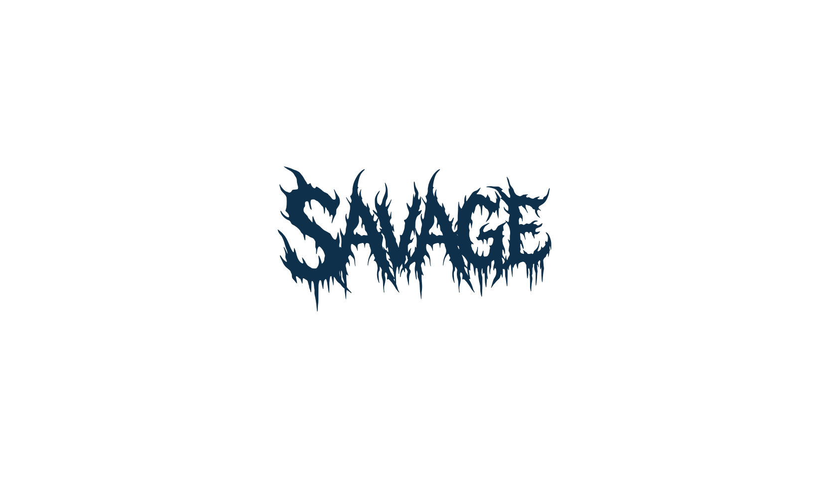 Savage (savage-5), gothic modern font preview