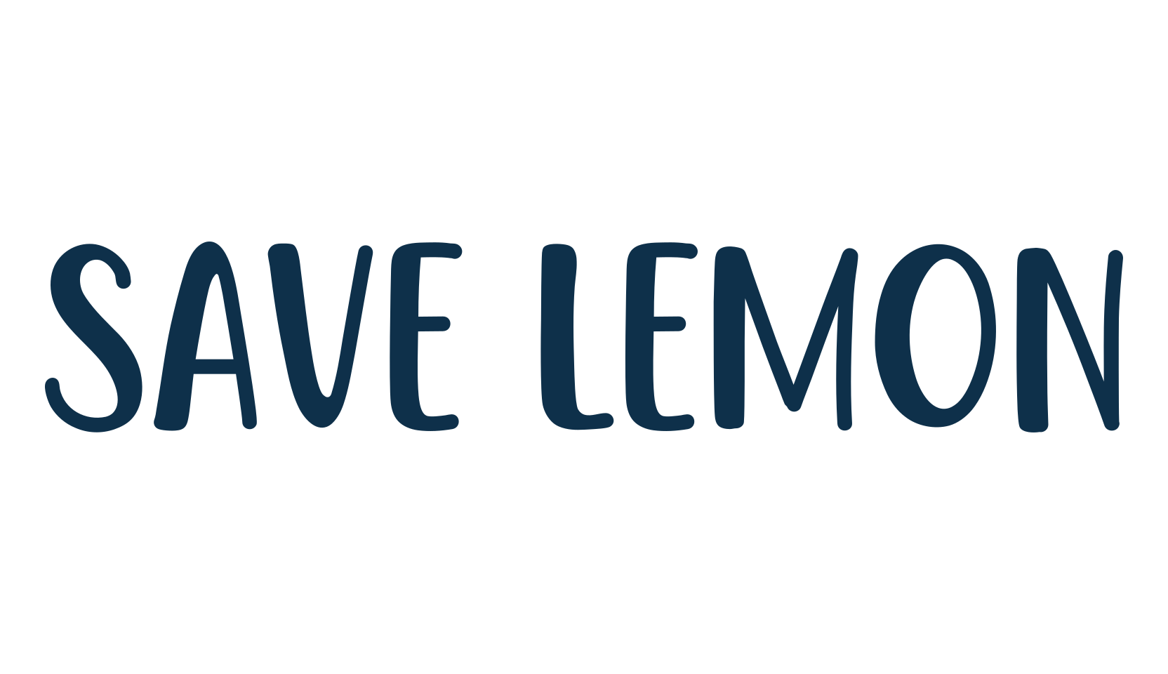 Save Lemon, fancy cartoon decorative font preview