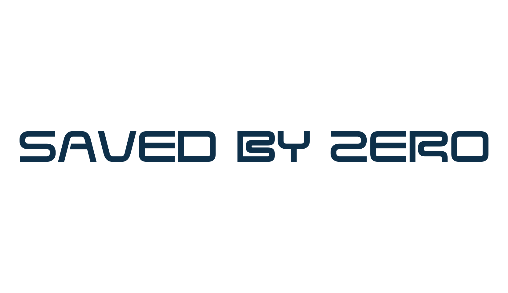 Saved by Zero, techno sci-fi font preview