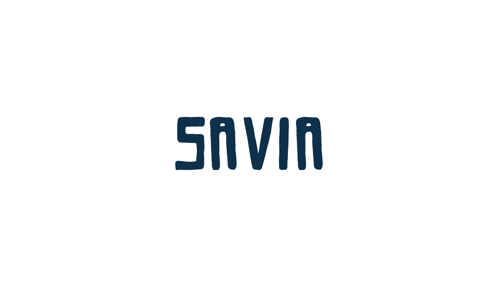 Savia, fancy cartoon decorative font preview