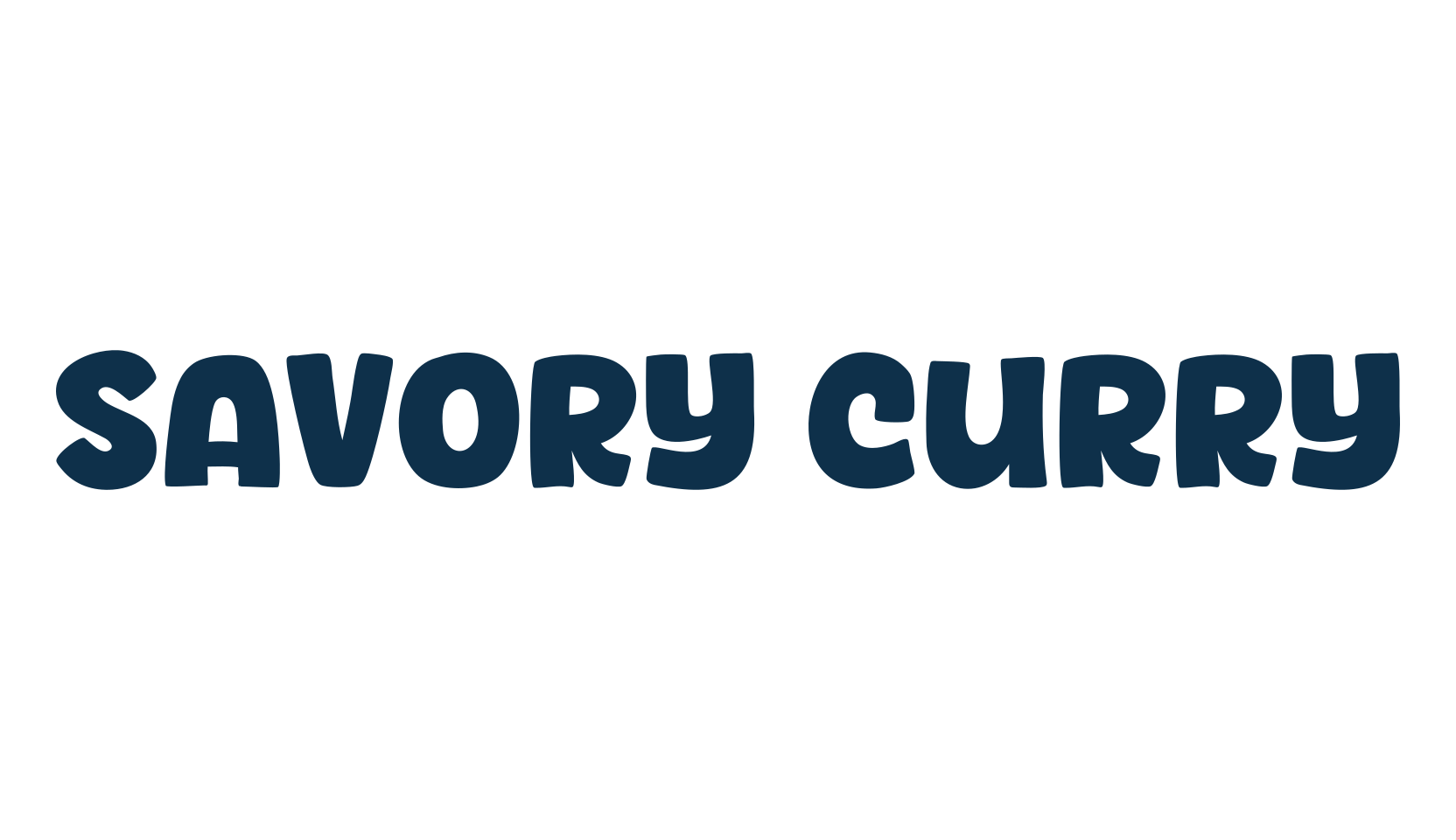 Savory Curry, cartoon font preview