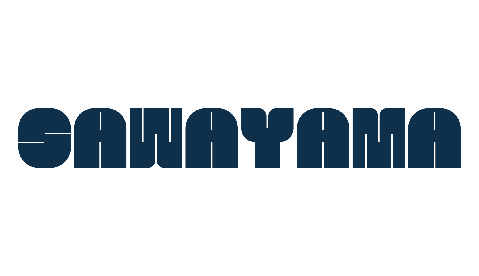 Sawayama, fancy groovy decorative font preview
