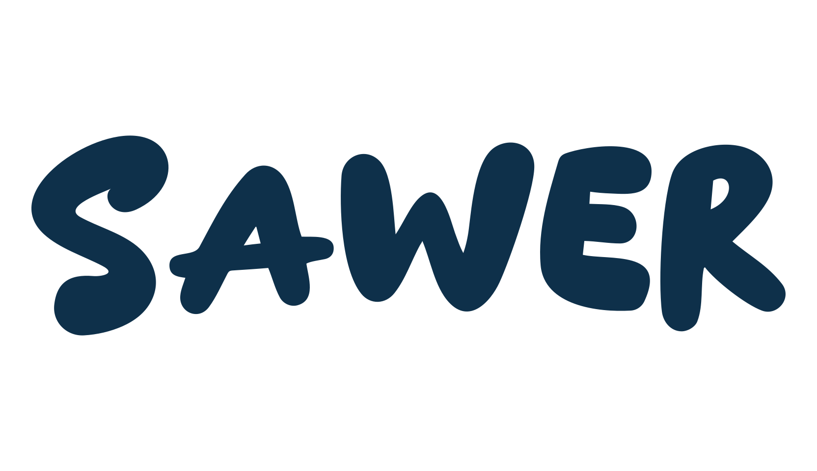 Sawer, cartoon font preview